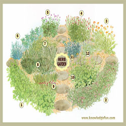 Circle Herb Garden by Maya