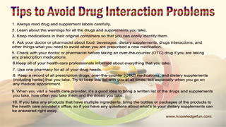 drug interactions