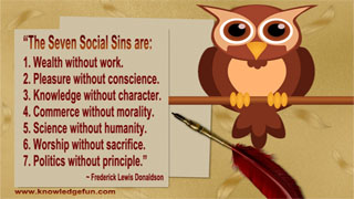 social sins