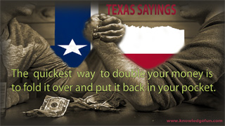 texas saying