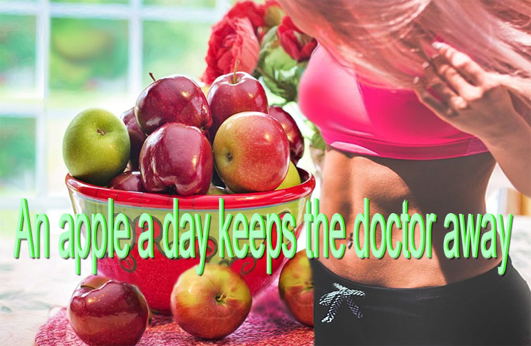an apple a day image