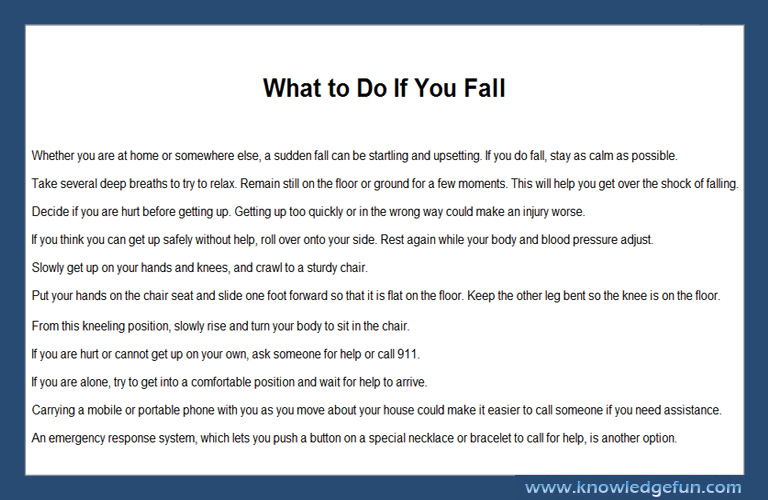 what to do if you fall image
